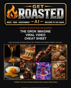 The Grok Imagine Viral Video Cheat Sheet — $9.99 PDF